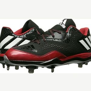 Adidas Power Alley 4 Baseball Shoes  Q16484  Black